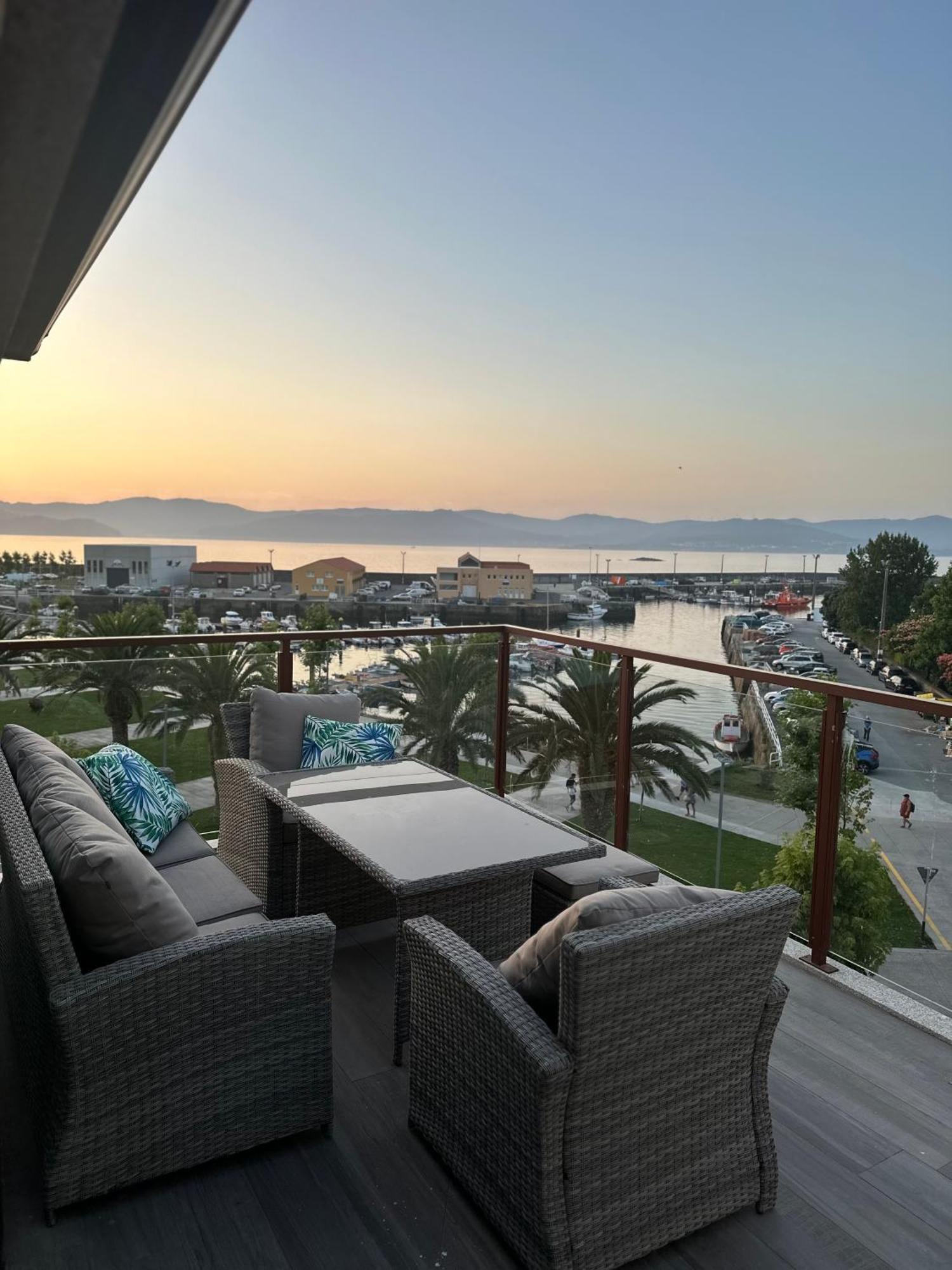 Atico Mirando O Mar Apartment Porto do Son Bagian luar foto